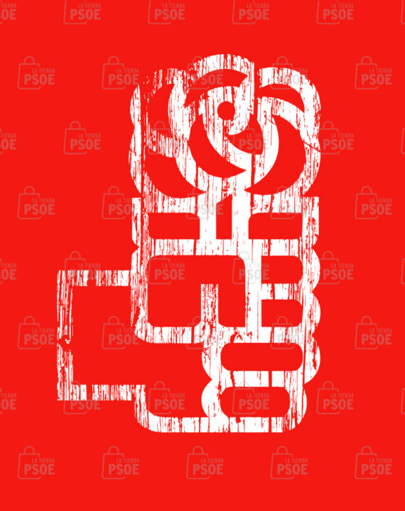 Camiseta Flor Puño New Roja Mujer - Imagen 4