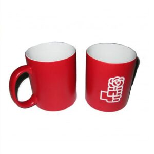 Taza cerámica láser