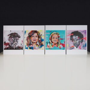 Colección 4 Láminas Personajes Históricos PSOE