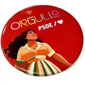 Chapa Orgullo chica joven