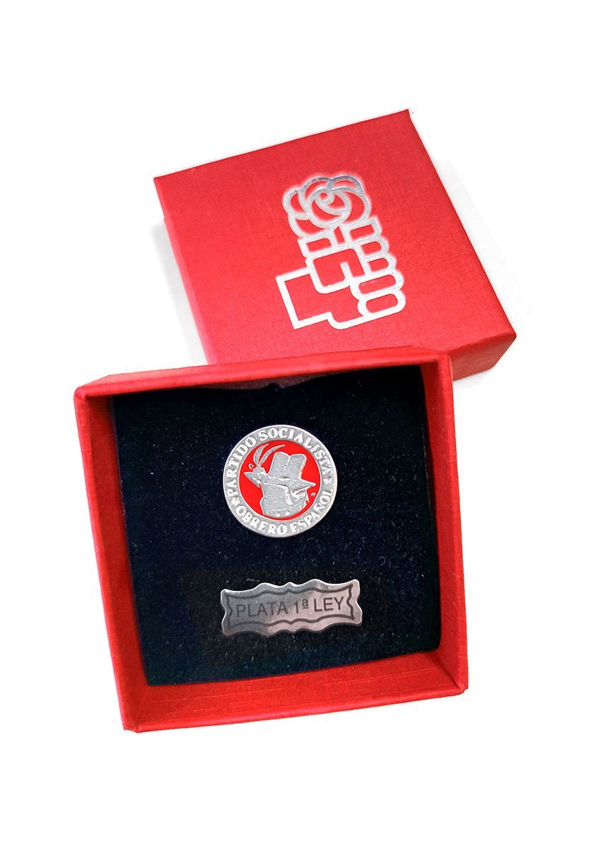 Pin Yunque y Pluma Plata de ley